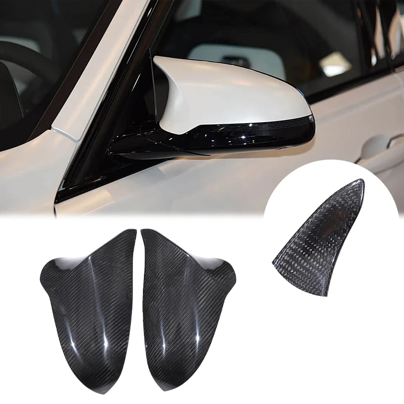 

For BMW M3 M4 F80 F82 2014-2019 Real Carbon Fiber Car Exterior Mirror Cover Decoration Sticker Car Protection Accessories