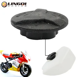 LINGQI RACING Fuel Tank Cap Plastic Gas Petrol Box Cover For Mini Moto Kids ATV Dirt Pocket Bike Go Kart Off-road Motorcycle