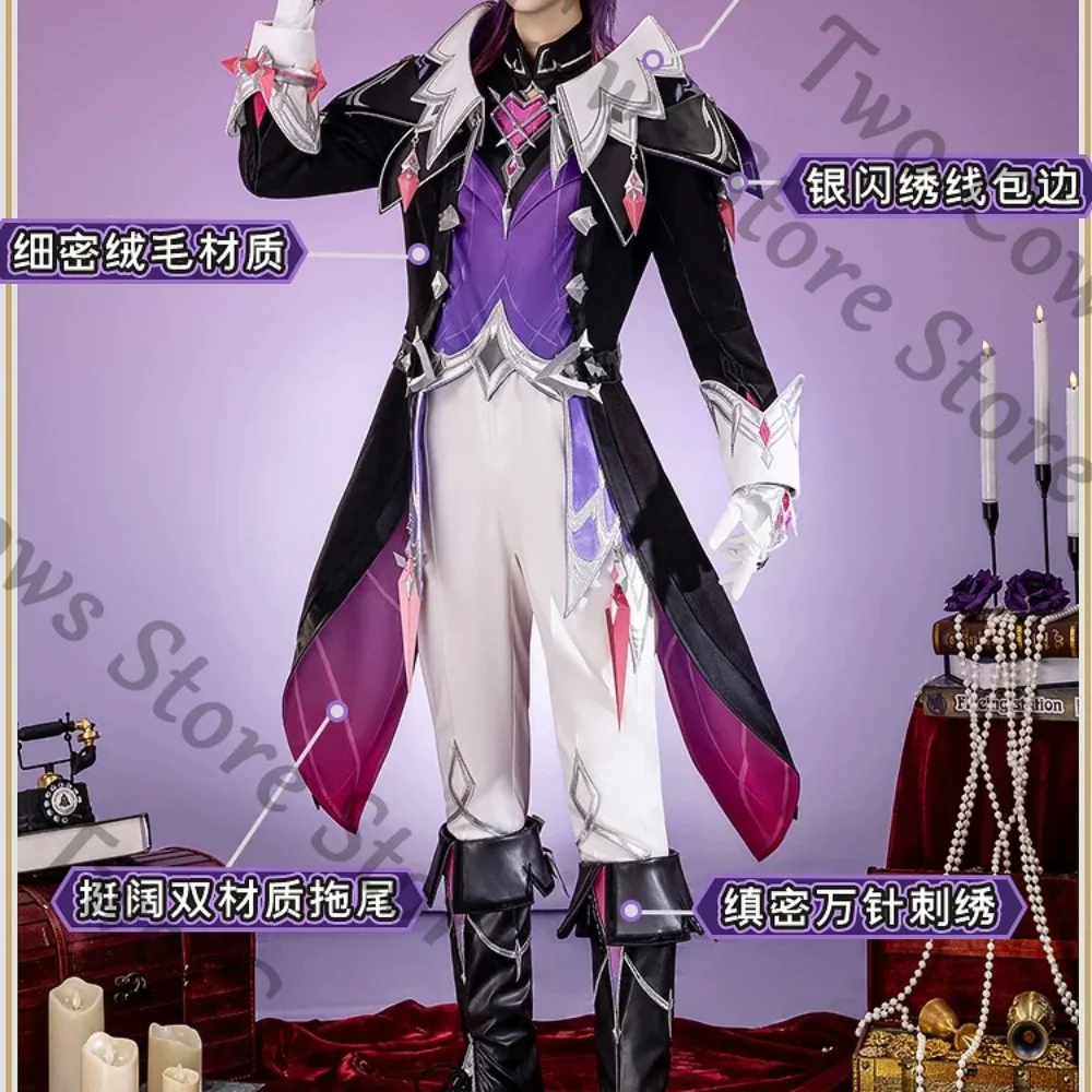

Genshin Impact Durin Character Costumes Cospaly Dress Gloves Sash Trousers Pendant Accessories Clothing Quadratic Element