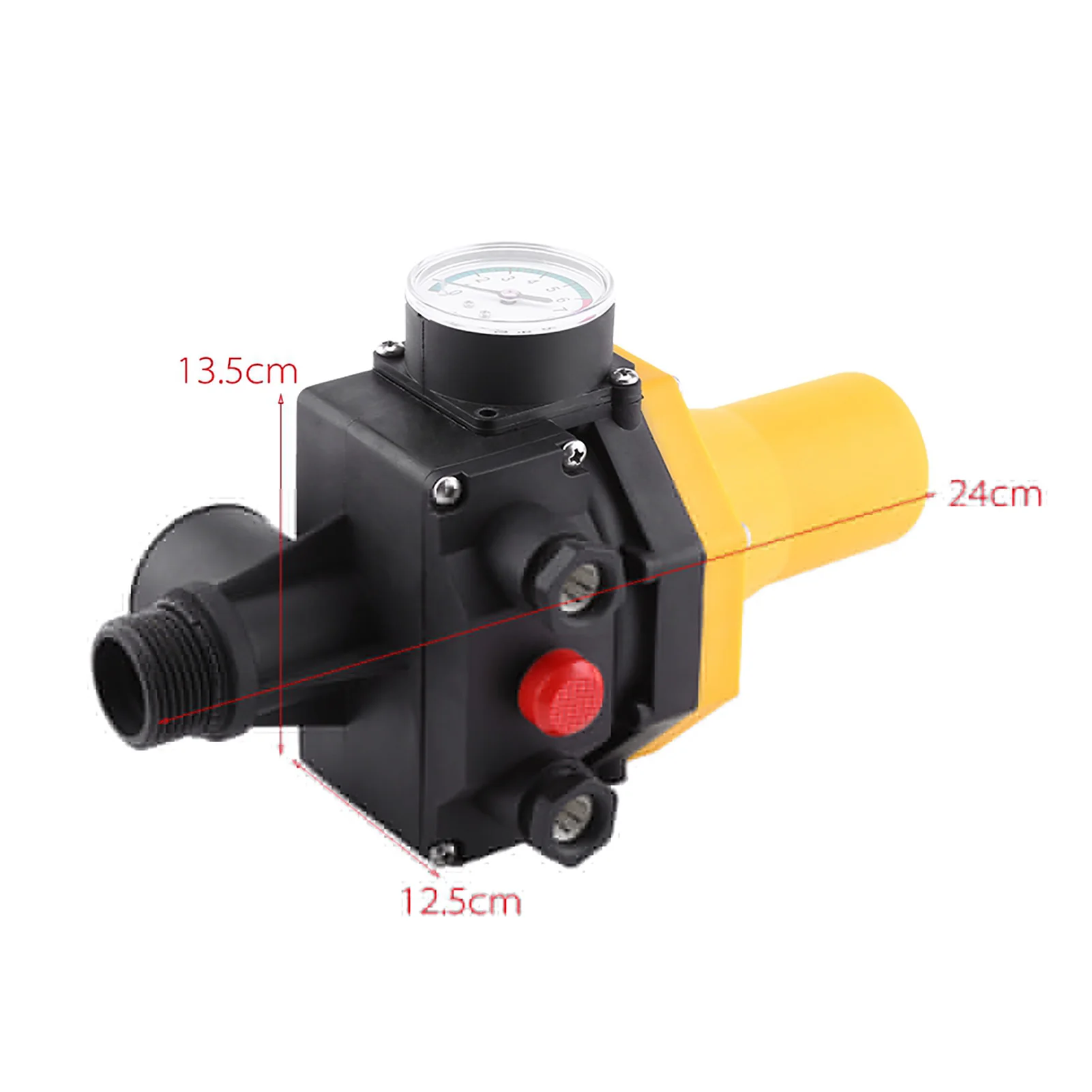 Water Pump Pressure Controller,Water Pump Automatic Controller Switch with Meter Automatic Start Stop For Water Shortage Protect