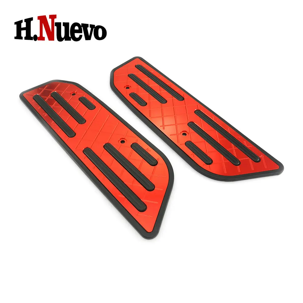 Compaitible With HONDA Giorno125 Footrest Scooter Aluminum Rubber Footboard Matting Motorcycle Accessories