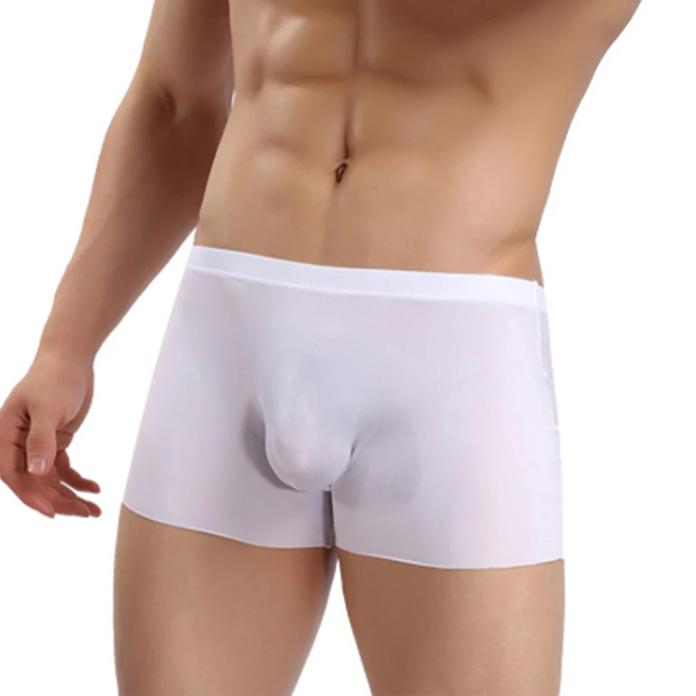 

Boxers Briefs Mens Shorts Trunks Ultra-thin Sheer Underpant Underwear Accessories Breathable M-2XL 2022 Fashion