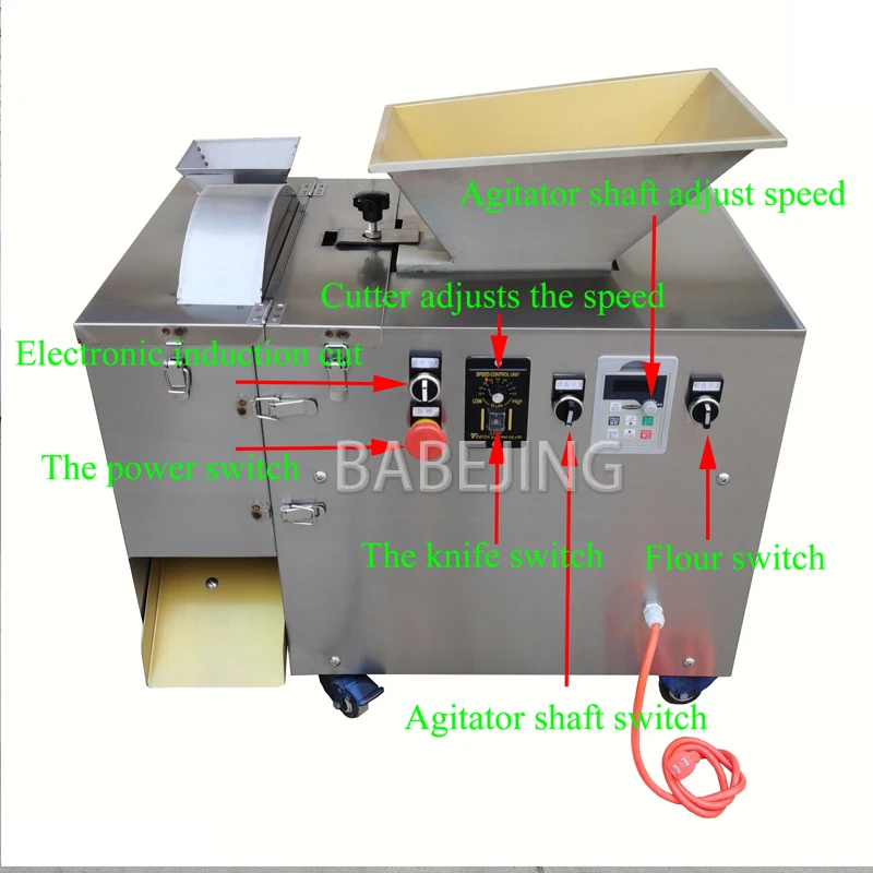 BABEJING เครื่องแบ่งแป้งอเนกประสงค์ที่มีจําหน่ายในเชิงพาณิชย์พร้อมใช้งานง่าย