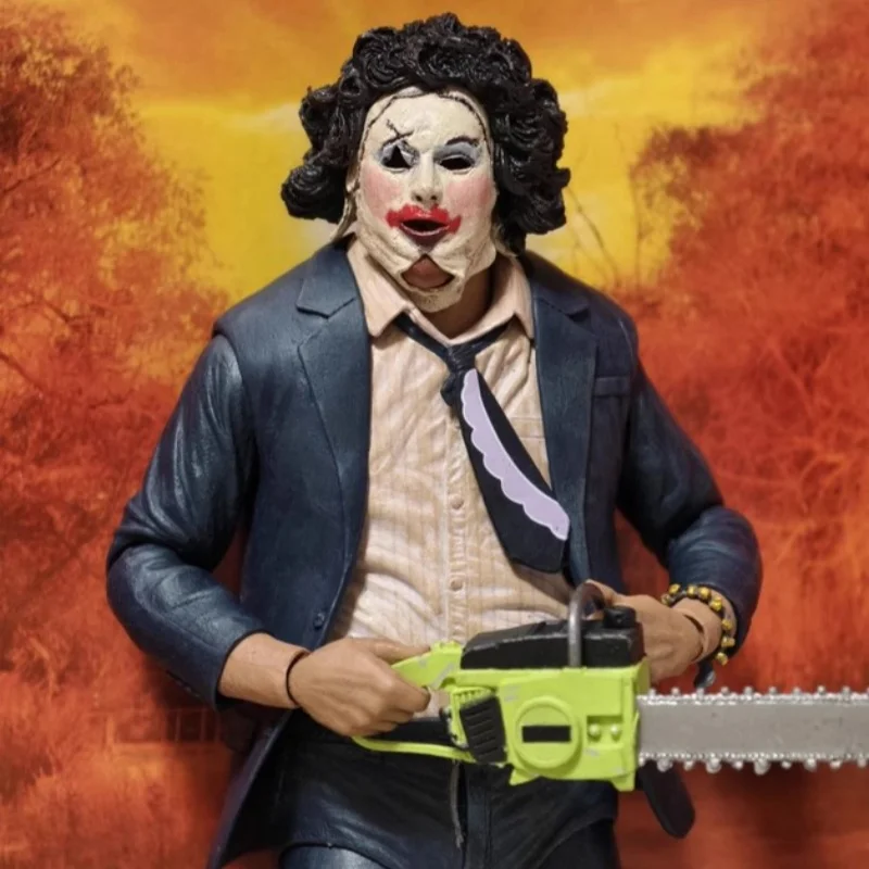 Originele Neca 18 cm actiefiguur The Texas Chainsaw Massacre Movie Decoratie Collectible Toy Model Desktop Toy
