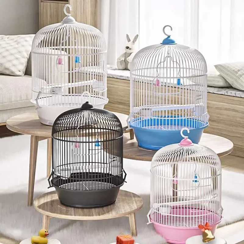 Cama casa jaulas para pájaros jardín canario Mini decoración patio de juegos jaulas para pájaros columpio vallas nidos portátiles despeje Oiseaux productos para el hogar