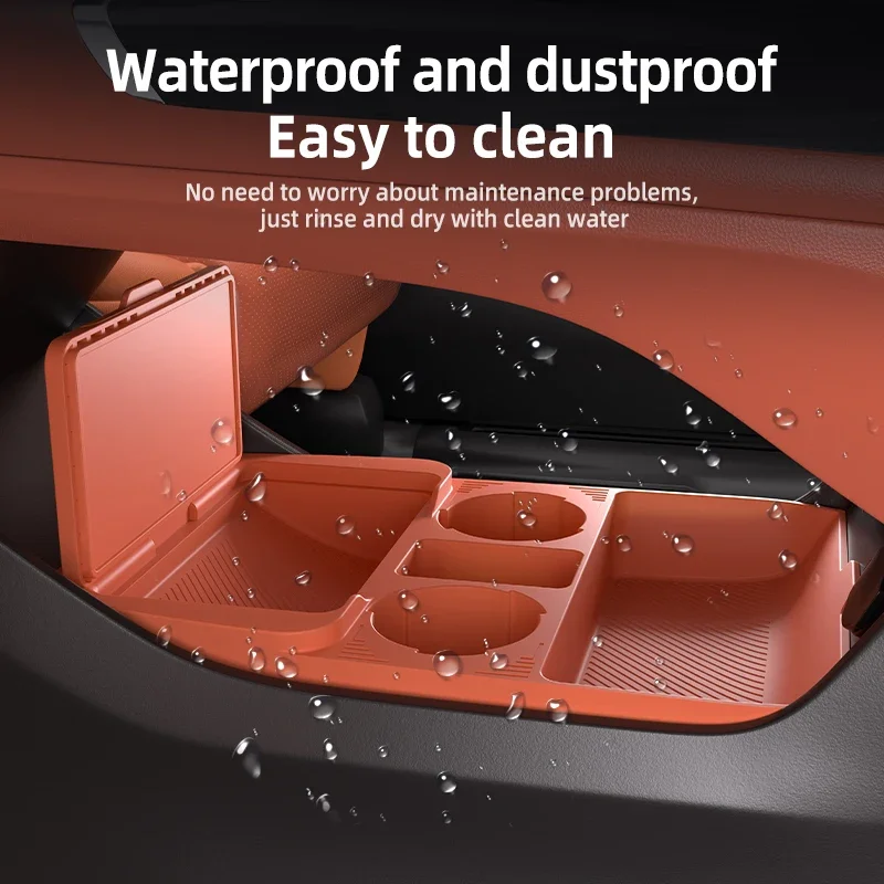 

2025 For CCAG Changan CS75 Plus Center Console Below Storage Box CS75Plus Central Control Organizer Mat Car Interior Silicone