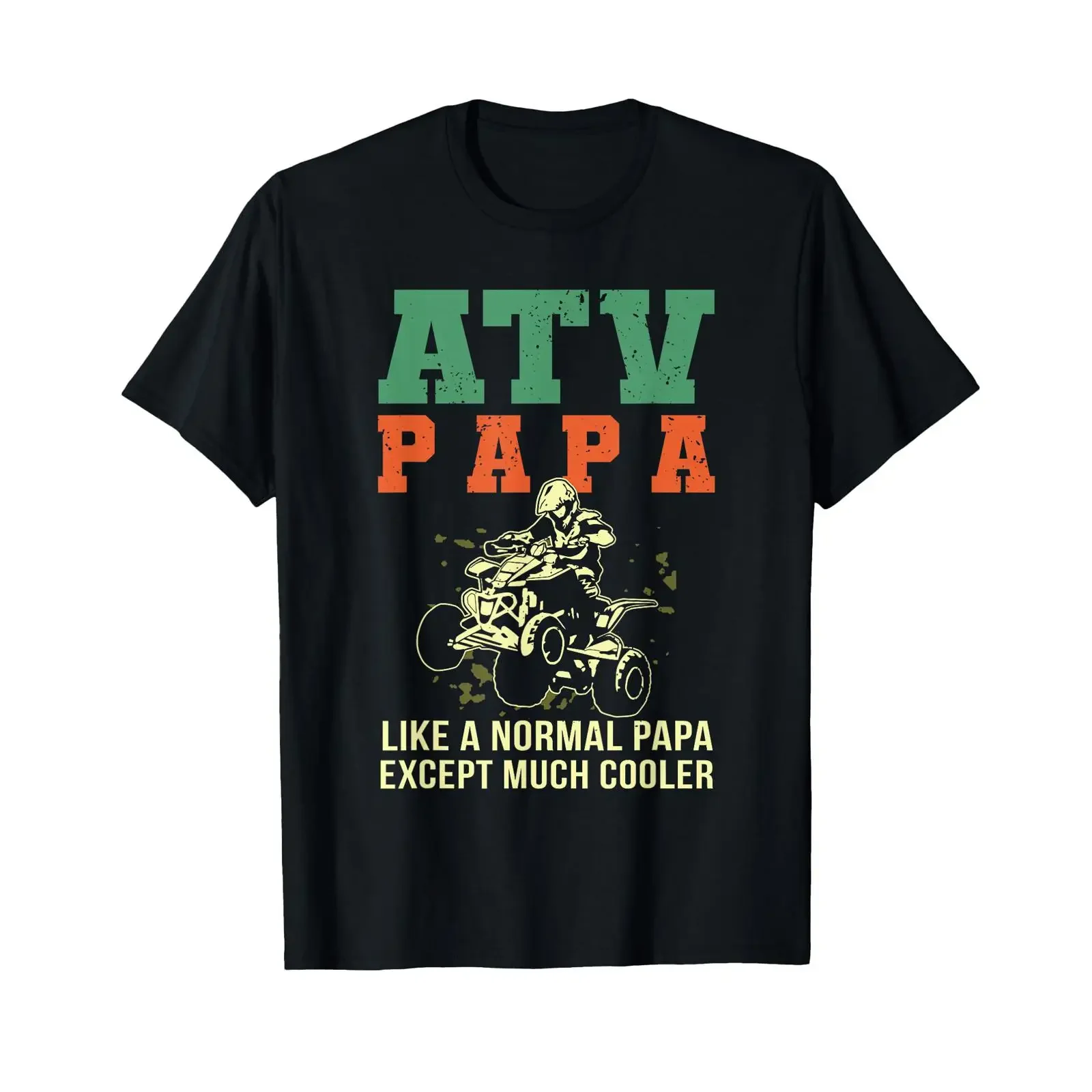 Four Wheeler Dad ATV Papa Mudding Quad Bike Mud Bogging T Shirt vintage Washed graphic Soft designer clothes