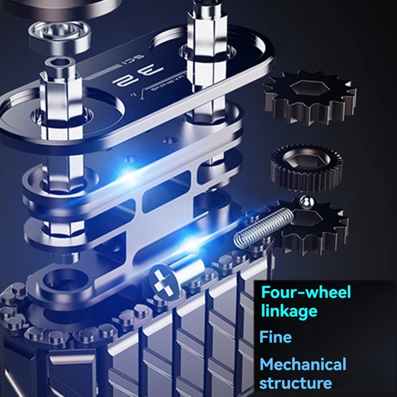 Fidget Roller Tank  For Stress Relief - Metal Ratchet Fidget  For Anxiety - Desk  For Adults & Kids