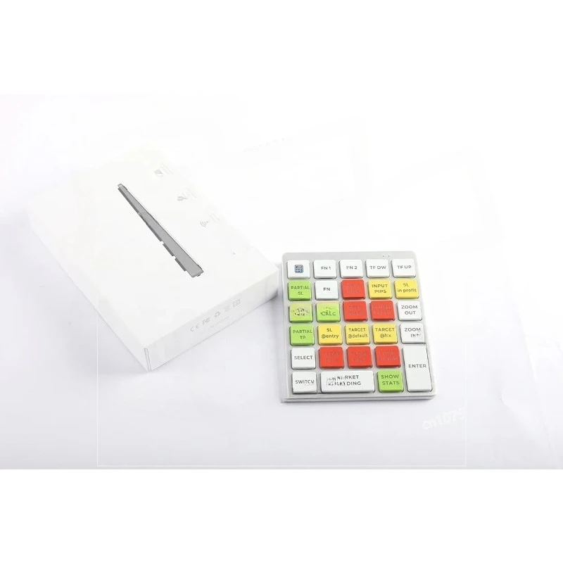 Aluminum Backlit Rechargeable 2.4G Wireless Numeric Keypad Professional Digital Pad For Forex Trading