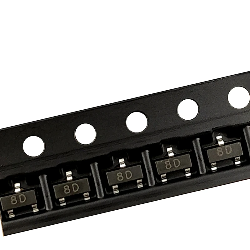 (100pcs) MMBT13001 SOT-23 SMD NPN Signal Transistor Triode (Marking 8D)