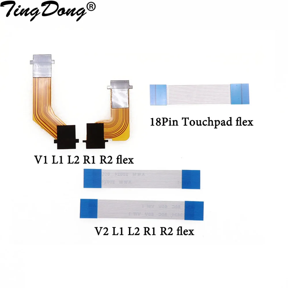 Left Right R1 R2 L1 L2 Motor Connect Ribbon Flex Cable Handle Button Board For PS5 V1.0 V2.0 Controller Touch Ribbon Cable