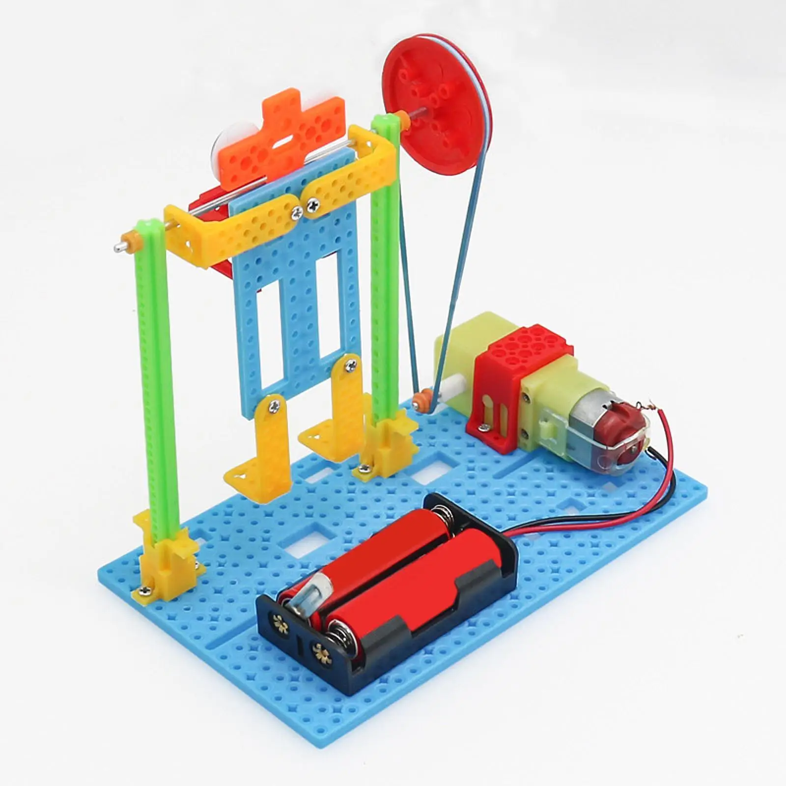 مجموعة المحرك شريط أفقي روبوت نموذج مشاريع الهندسة العلمية أنشطة لعبة الجذعية بناء الروبوت للأطفال من سن 8 إلى 12 عامًا