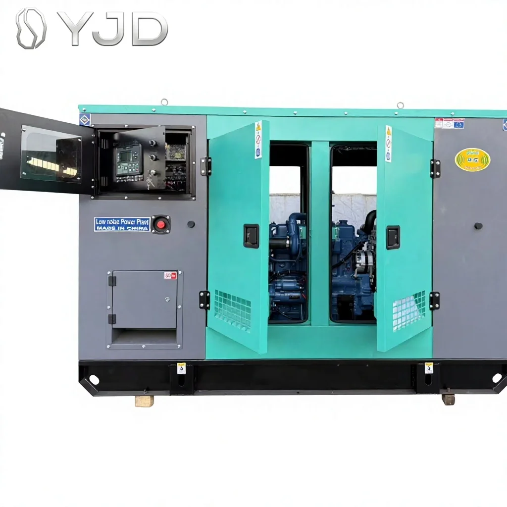 Yu-chai YC4D60-D25 40KW 50KVA GenSet Auto Start Control Super Silent Canopy Type Diesel Generator Brushless Alternator 50/60hz