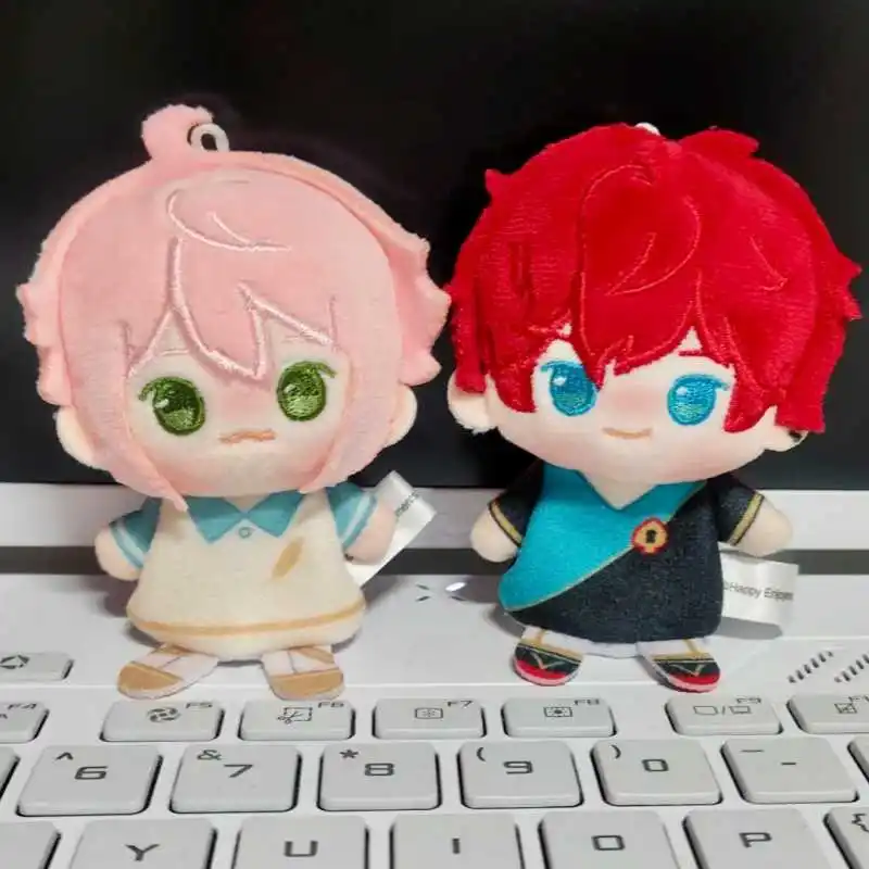 Ensemble Stars!! 2 Raincoat Style Soft Plush Finger Puppet Keychain Bag Pendant Cute Plush Doll Game Collectible Doll Toys Gifts