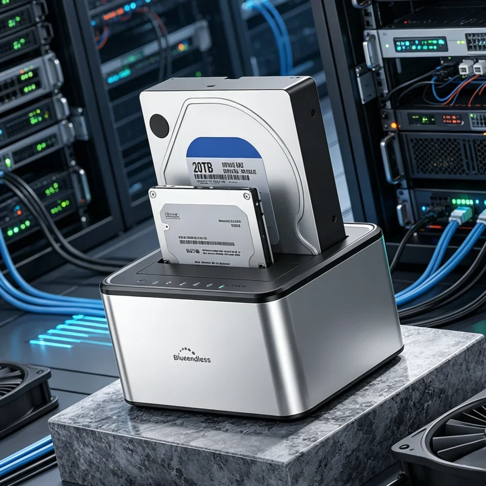 

Dual Bay Offline Clone Docking Station 2.5 3.5 Inch HDD SSD Duplicator SATA USB 3.0 Enclosure
