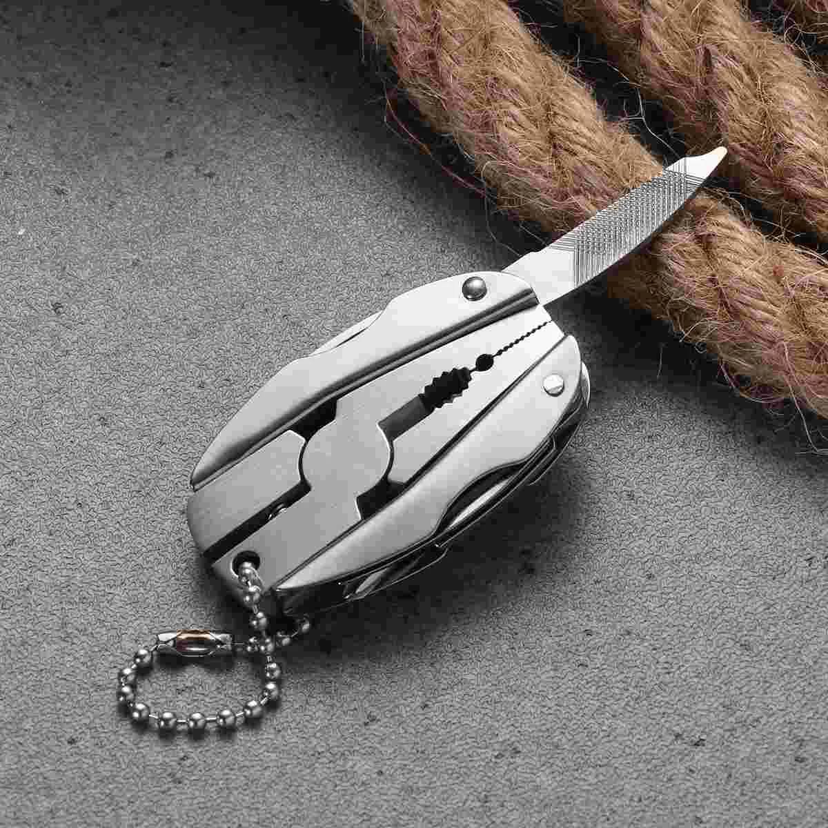 Mini Multifunction Pliers Stainless Steel Hammer Wrench Pliers Tools Folding Pocket Tools Scarab