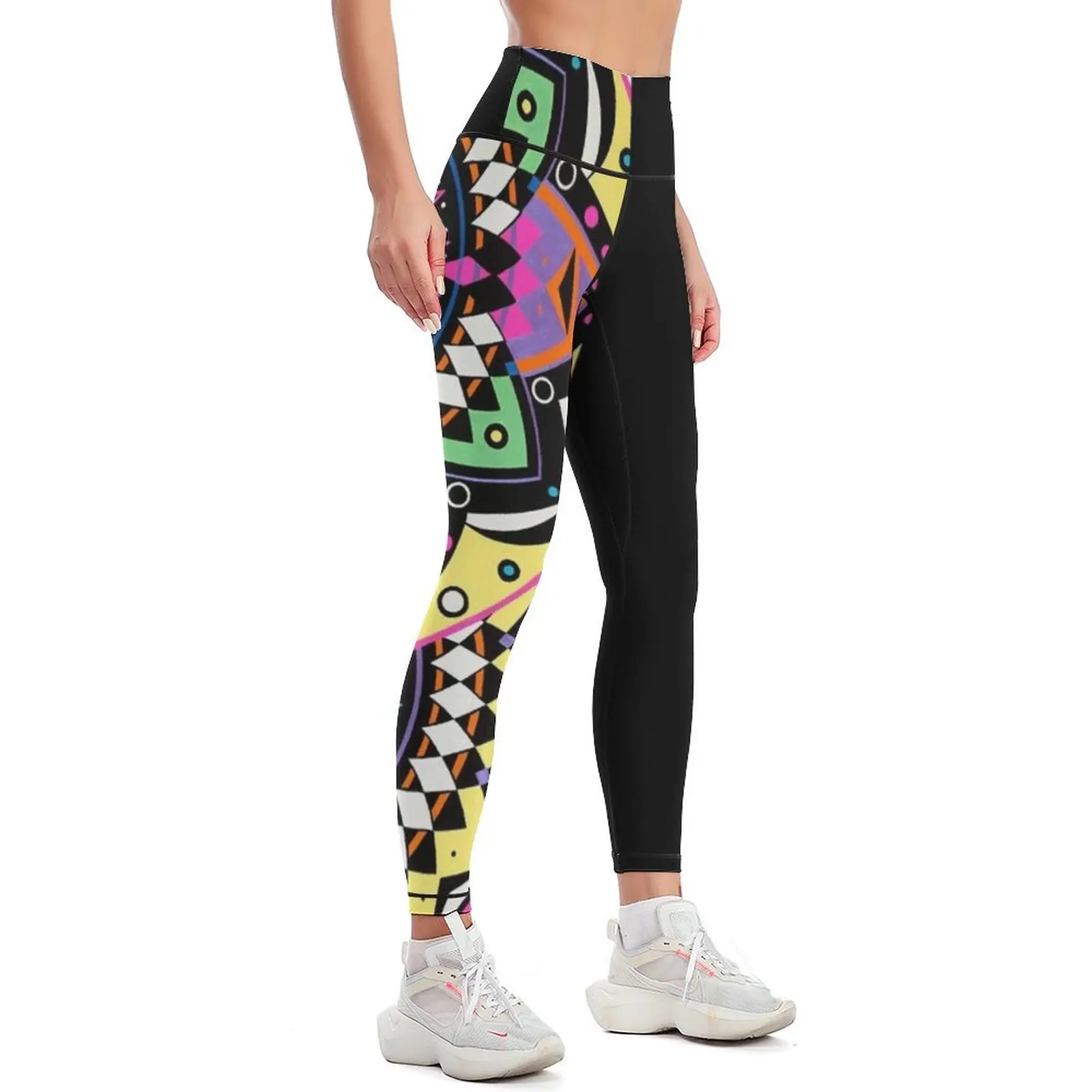 COLOURFUL MANDALA Leggings sport set push up tights for Women's pants joggers for Womens Leggings