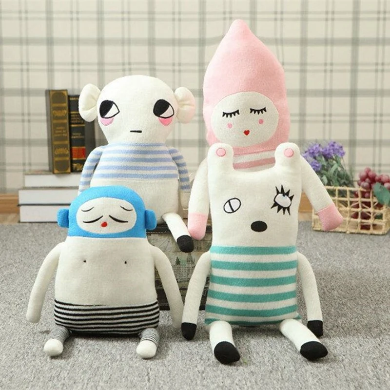 Doll Doll Sleeping Baby Soothing Doll Toy Knitted Cotton Thread Decoration Bedroom Sofa Decoration