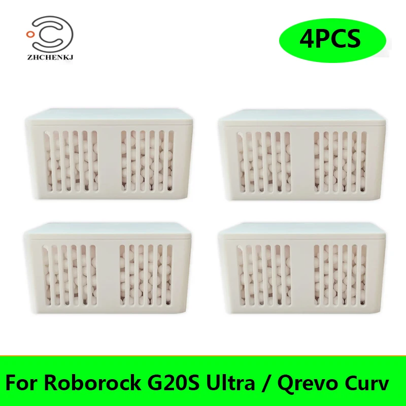 For Roborock G20S Ultra / Qrevo Curv / P20 Pro Spare Parts Silver ion Water Tank Deodorization Vacuum Cleaner Accessories