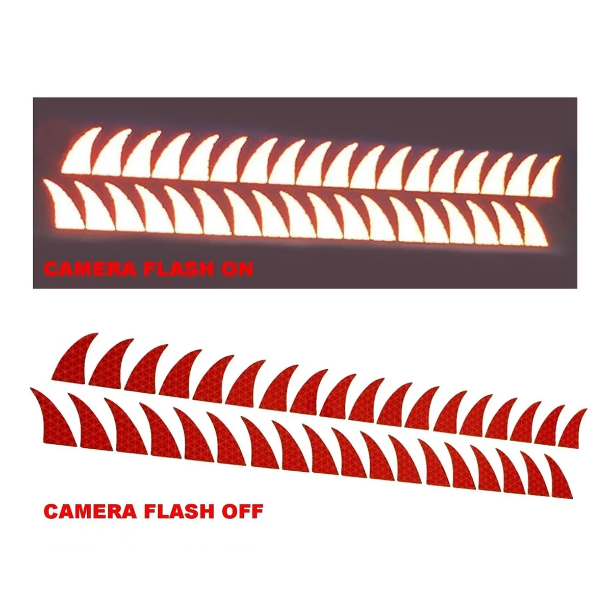 2.1x3.4 cm reflective sticker 27 pcs/peel off helmet Mohawk Warhawk Peak motorcycle sticker