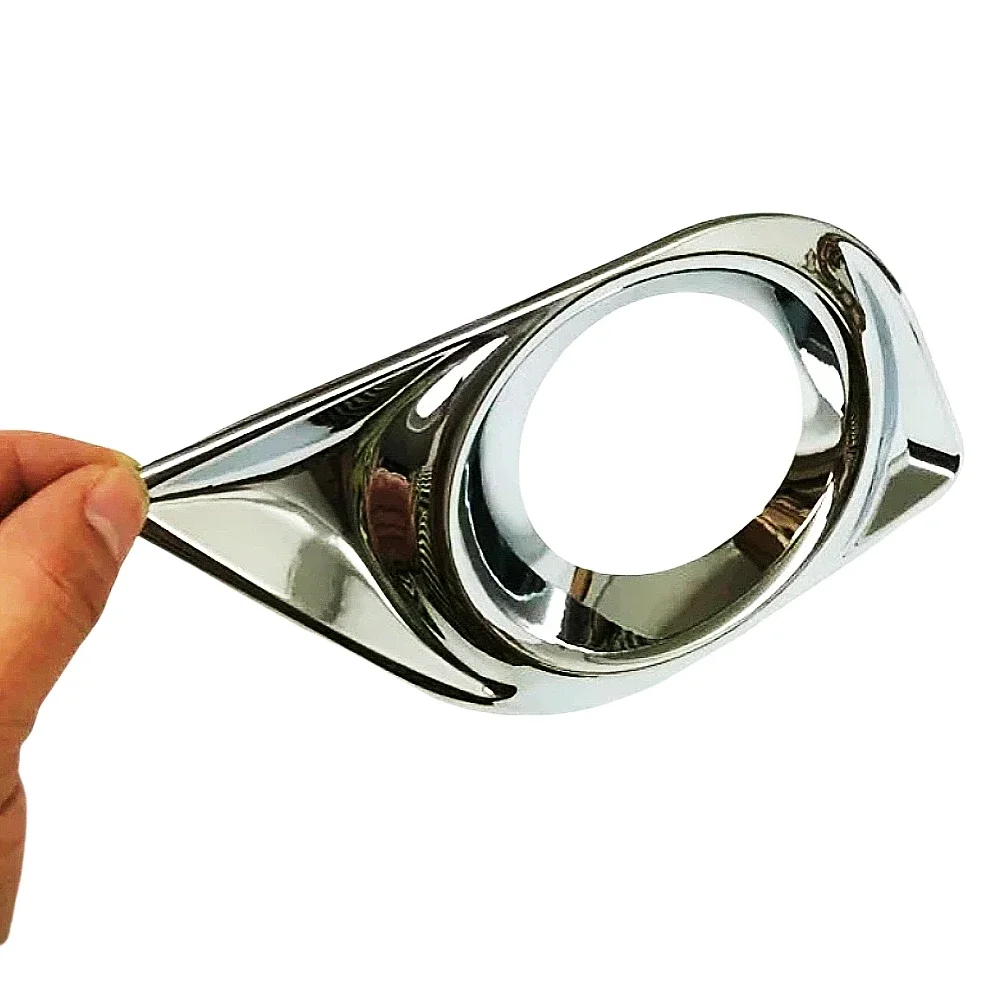For Nissan Versa Latio Almera Sunny 2011 2012 2013 2014 2015 2016 2017 2Pcs Chrome Front Fog Light Cover Sticker Accessories view 6