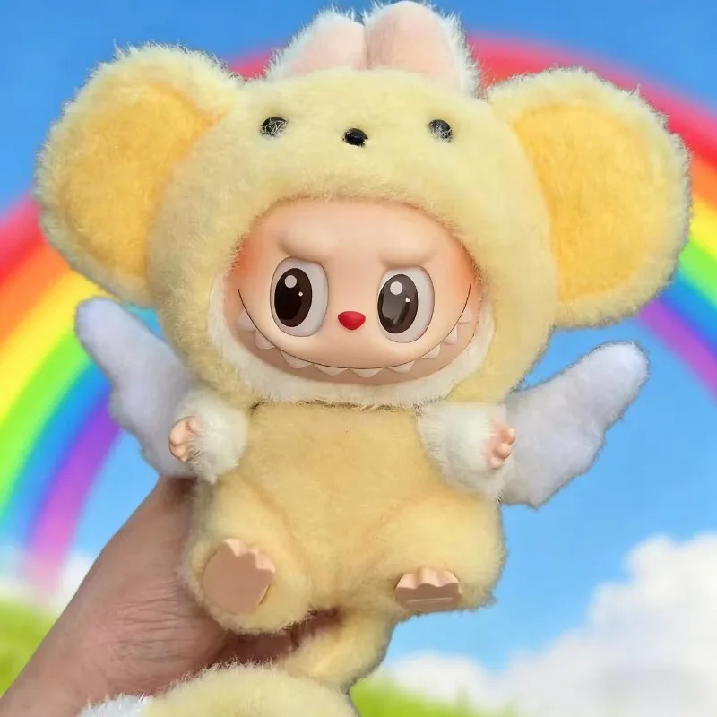 

Милая мини-плюшевая кукла, комплект одежды с мультяшными животными для Labubu, декоративная одежда, подарок