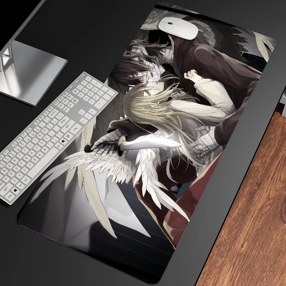 Non-Slip resistente ao desgaste Gaming Mousepad, Mat Teclado, Laptop Desk Mat, Notebook, Acessórios Teclado, Matando Anjos, XXL