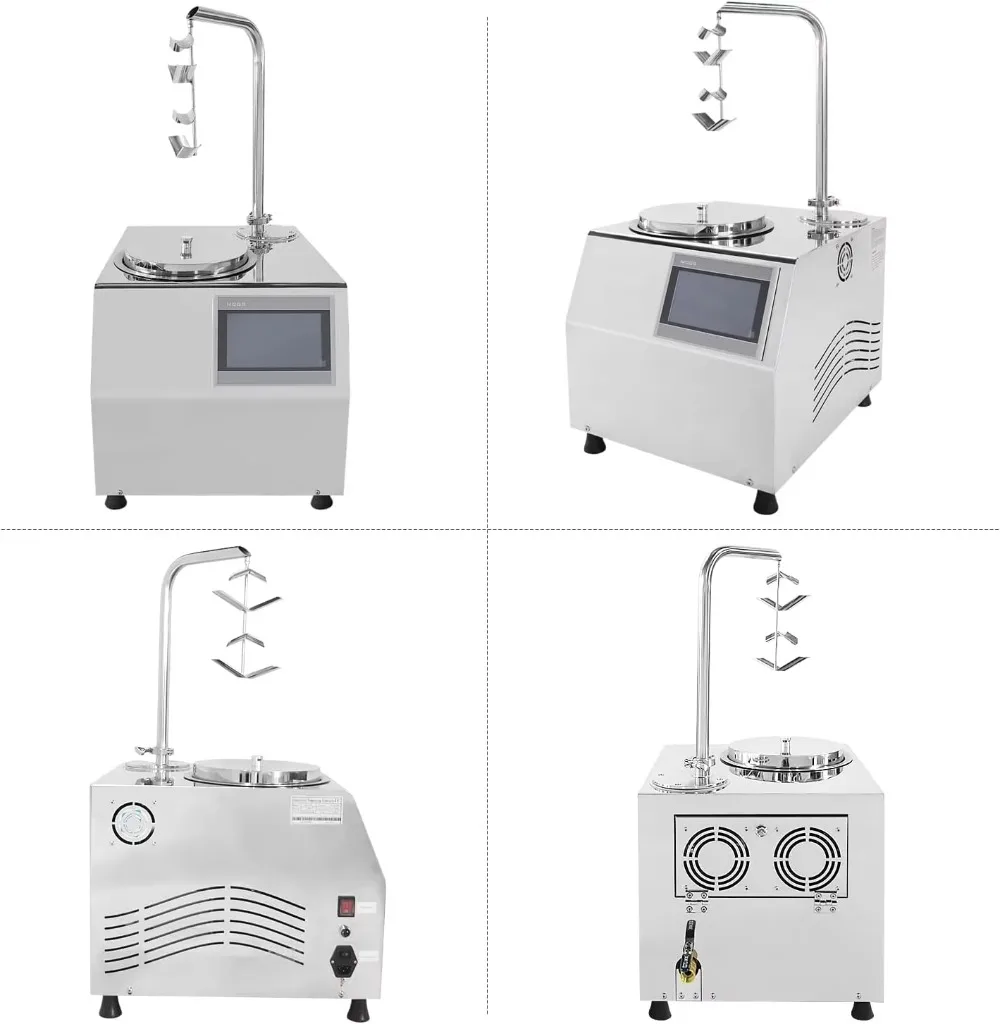 ماكينة ذوبان الشوكولاتة الصغيرة المكتبية 30 كجم الأكثر مبيعًا، ماكينة تقسية الشوكولاتة المطلية بطاولة تهتز 5 كجم #5