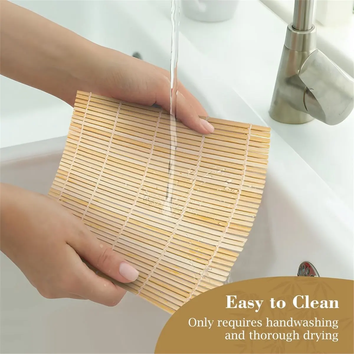 PROFESSIONAL USE 10 Pk Bamboo Sushi Mat - Sushi Roller Mat for Making, Shaping & Molding Sushi Roll & Kimbap,Sushi Making Suppli