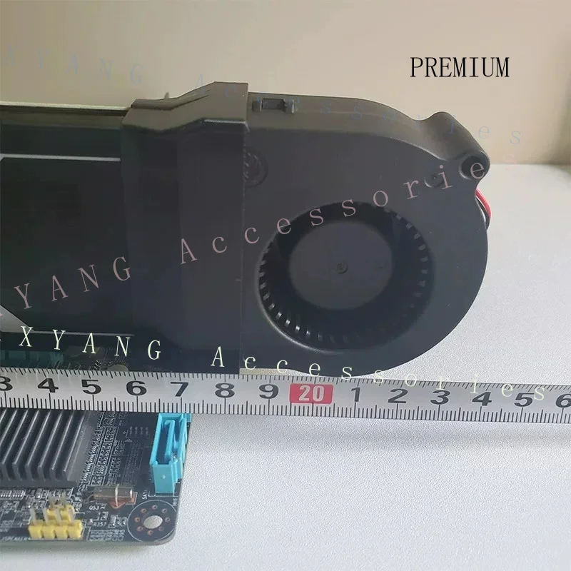 N+ Modified Active Silent Turbine Cooling Fan for Tesla Graphics Card, Compatible with 6cm P4/M4/T4 Heatsink
