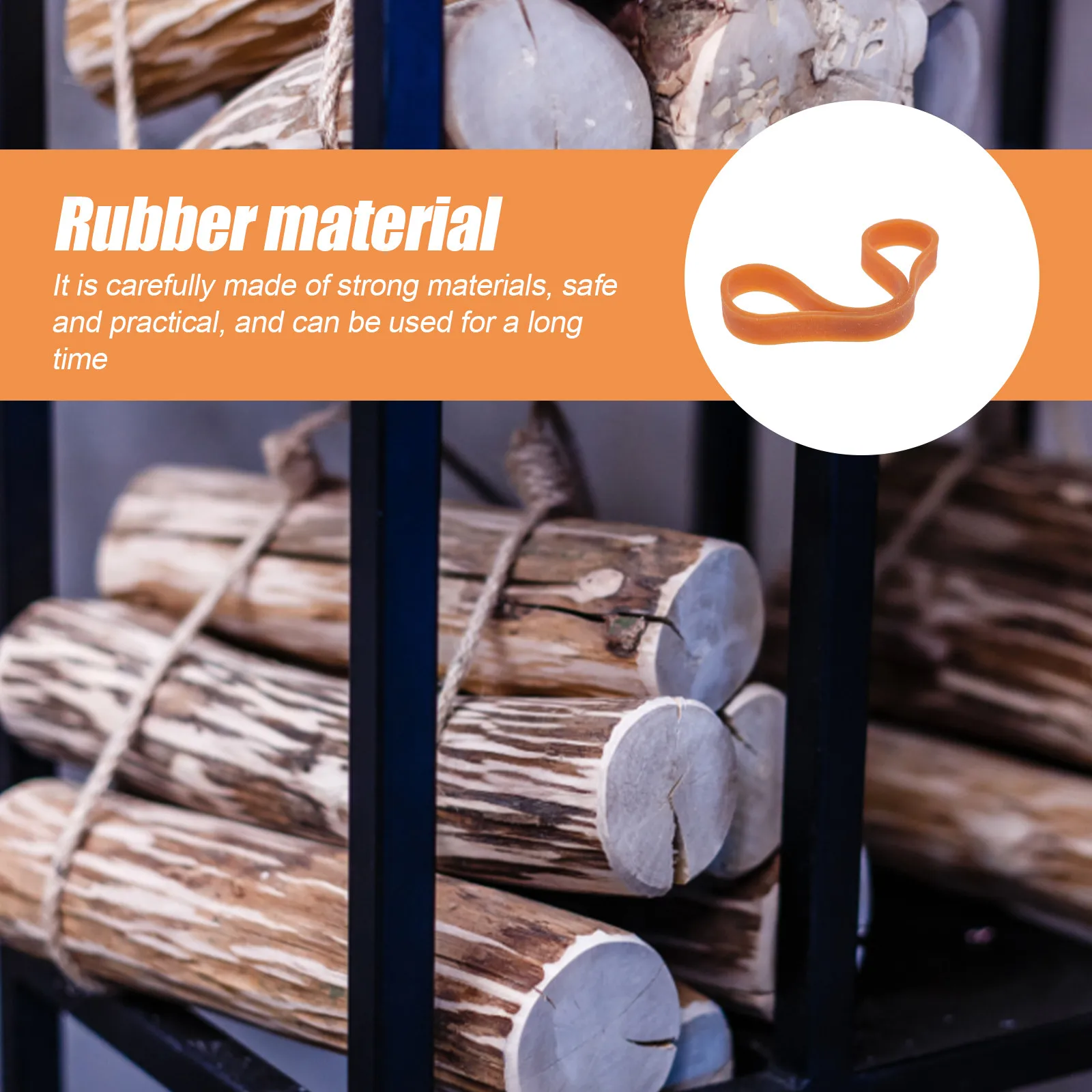 1Set Thick Rubber Bands Multi-Function Binding Belt Elastic Strap Mold Fixing for Industrial Use Heavy Duty Fixation