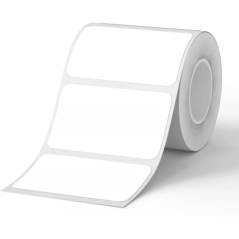Multi Width Inkless Thermal Sticker Rolls, Tear Resistant Self Adhesive Compact Roll For Neat Home Classification & Item Marking