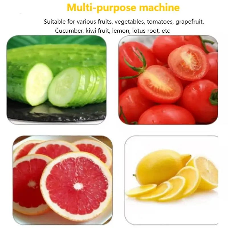 Rebanador de tomate, rebanador de limón con hoja de acero inoxidable, máquina cortadora de frutas y verduras manual, herramienta de cocina