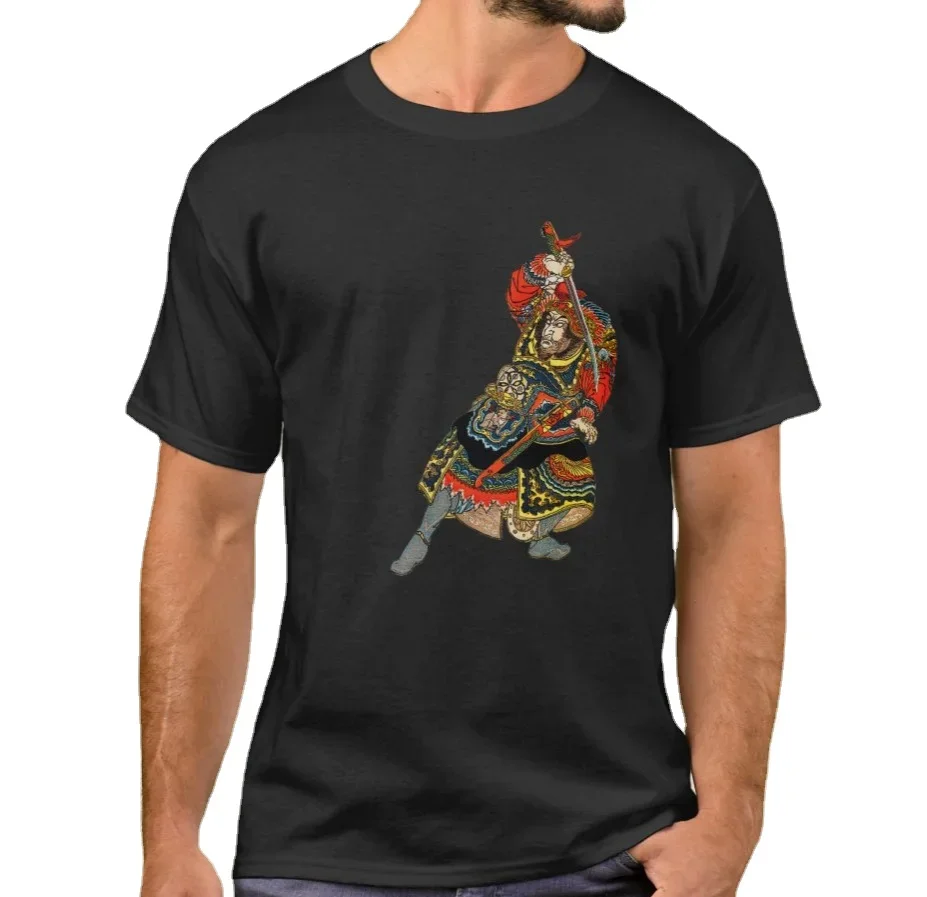 Cool General Warrior Drawing His Sword T-Shirt. Summer Cotton O-Neck Short Sleeve Mens T Shirt New S-3XL