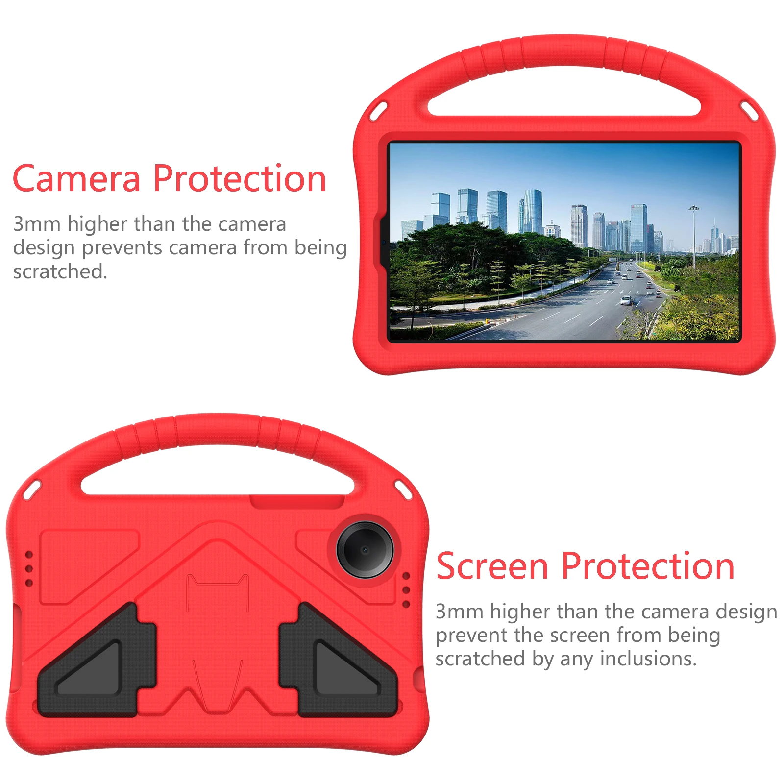 

Suitable for TCL TAB 8 NXTpaper 5G 2025 gen2 2024 children's EVA cute cartoon with handle Rear Kickstand tablet protective case