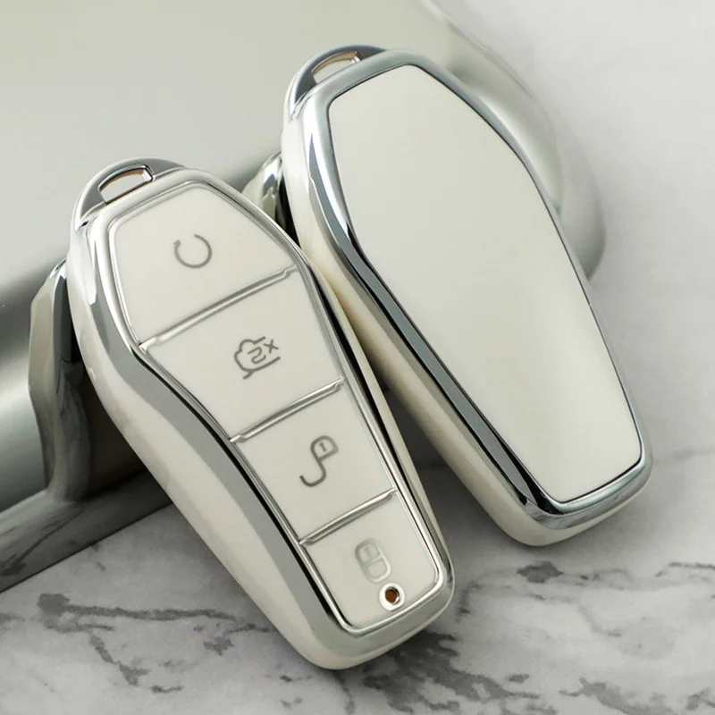 

TPU Car Remote Key Case Remote Key FOB Shell for BYD Atto 3 Han EV Dolphin Song PRO Max Tang DM Yuan Dolphin E2 Qin PLUS