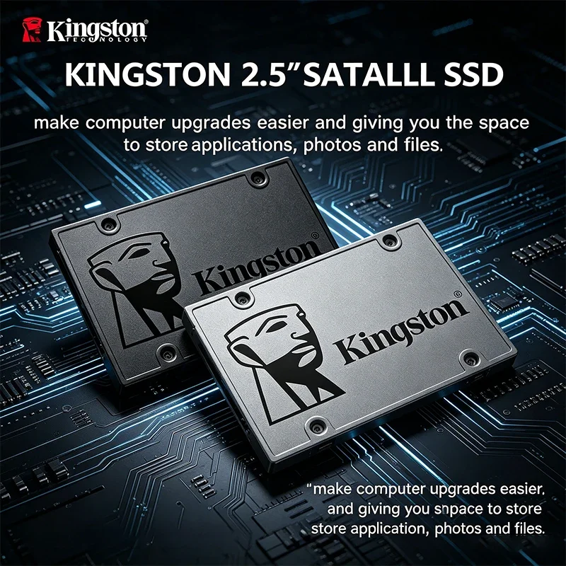 

Kingston SSD KC600 512GB 256GB 1TB 2TB A400 120GB 240GB 480GB 960GB SATA III 2.5 Internal Solid State Drive HDD Hard Disk HD SSD