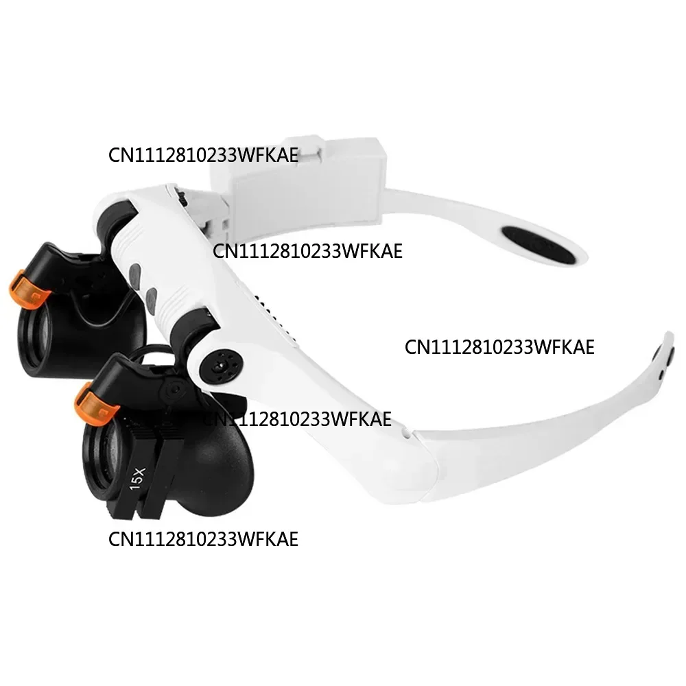 3/4/5/6/7/10/15x magnifying glass with LED light