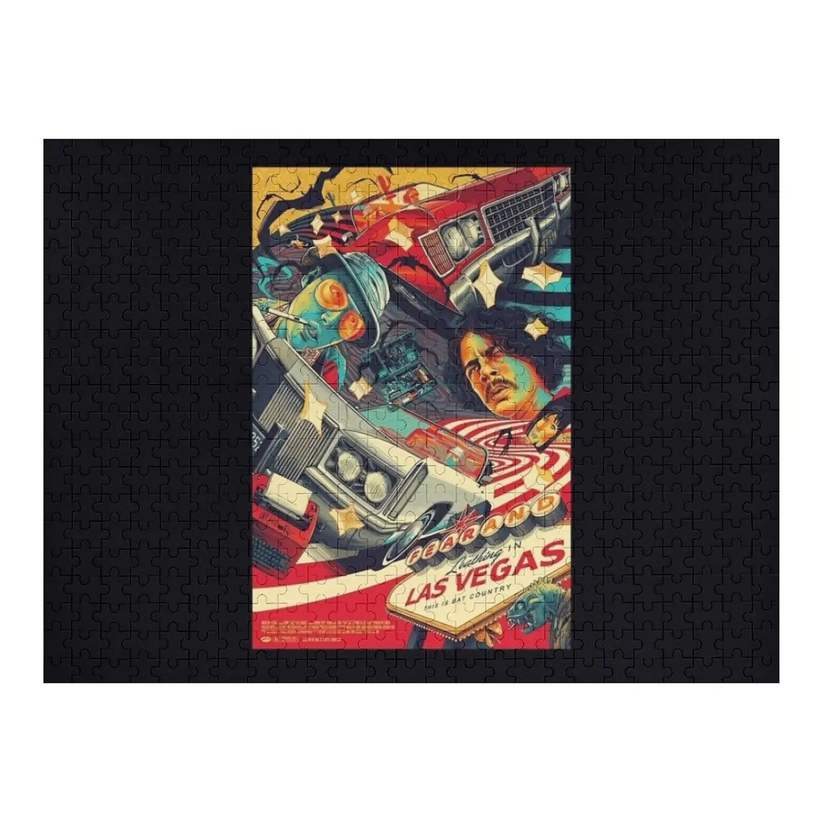 

Fear And Loathing In Las Vegas.\t Jigsaw Puzzle For Children Baby Wooden Puzzle