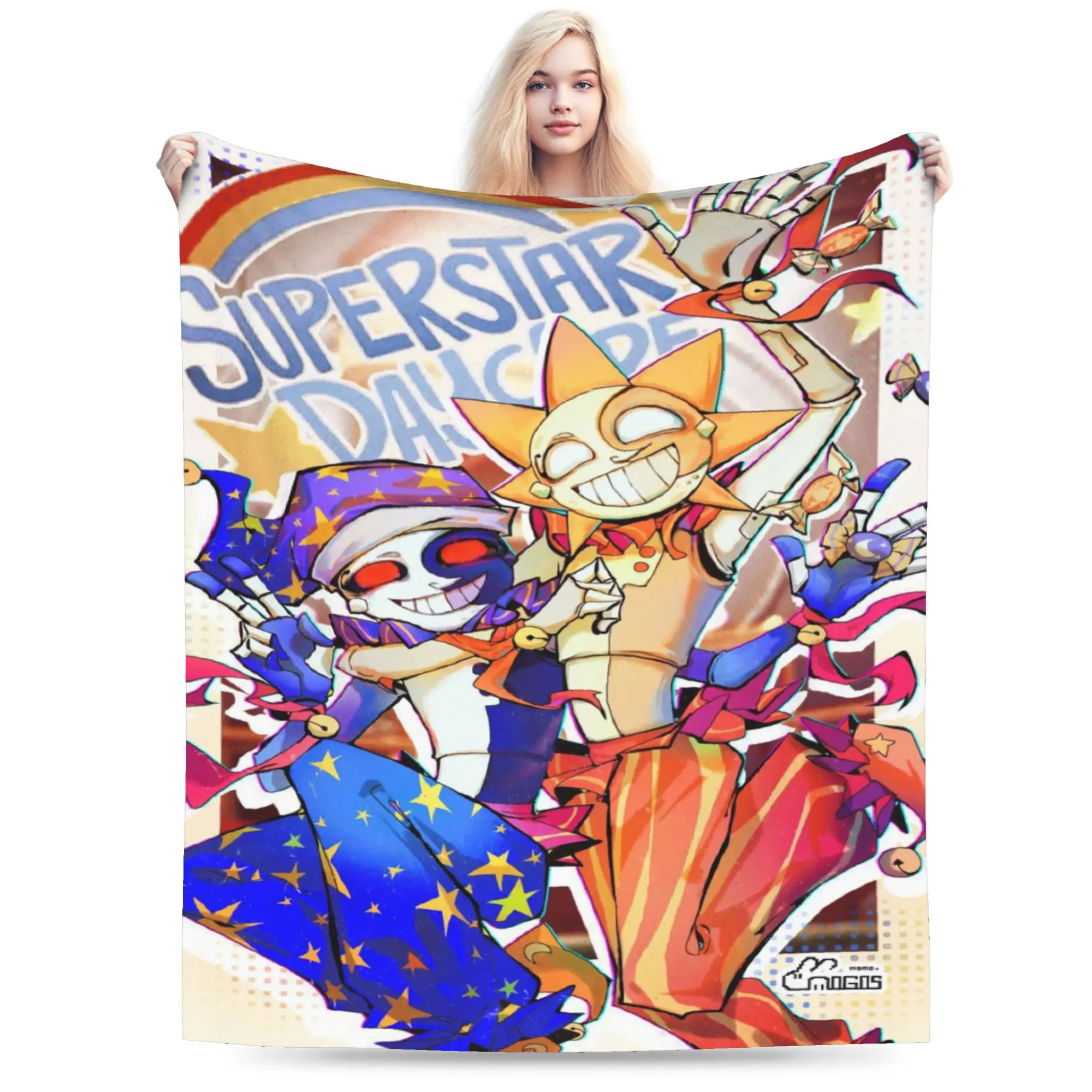 

Уютное одеяло Sundrop And Moondrop fnaf, постельные принадлежности, декоративные пледы и одеяла, теплый флис для офиса