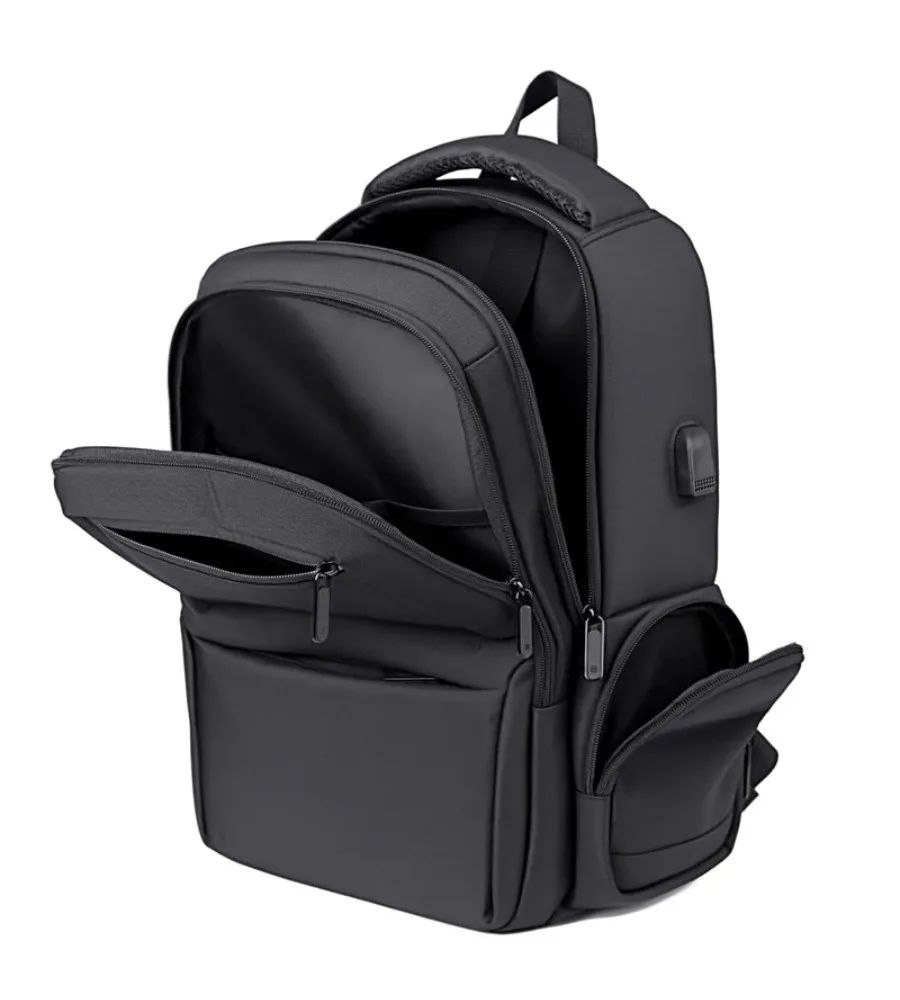 

Sleek Commuter Business Backpack With Multi-Functional Storage For College Students