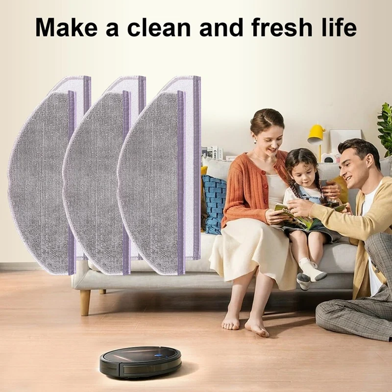 Ersatz-Mopppad für Mikro faser pads kompatibel mit Roboters taub saugern der Serie eufy l60/l60 hybrid/l60 ses/l50