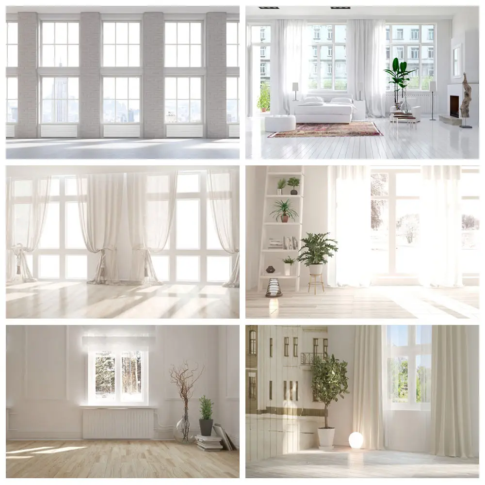 Interior Home Decor Backdrop For Photography Business Office Window Sunshine Living Room Bedroom Background Photo Studio Props