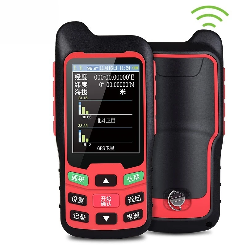 High precision mu meter gps land area meter handheld mu meter DCM-84B red and black