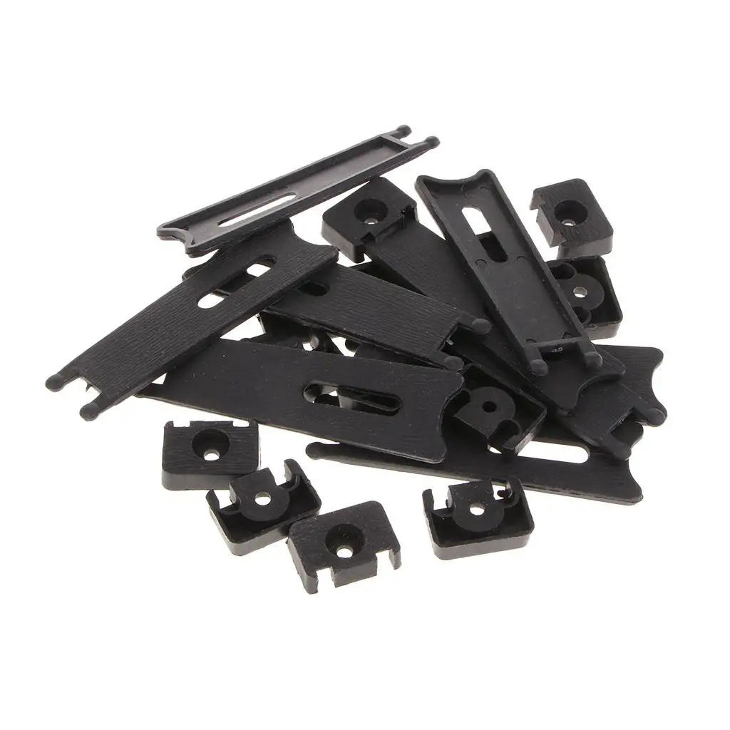 10pcs/Pack,2 Constituent Part Plastic Photo Frames Backs For
