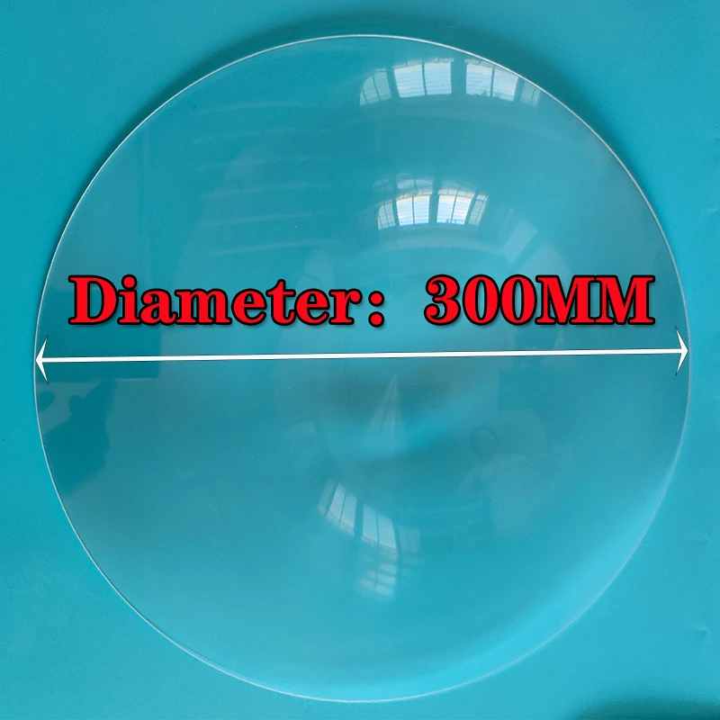 D300MM Large Optical PMMA Plastic Big Solar Fresnel Lens Focal Length 120/260/400/600MM Solar Concentrator Magnifying Glass