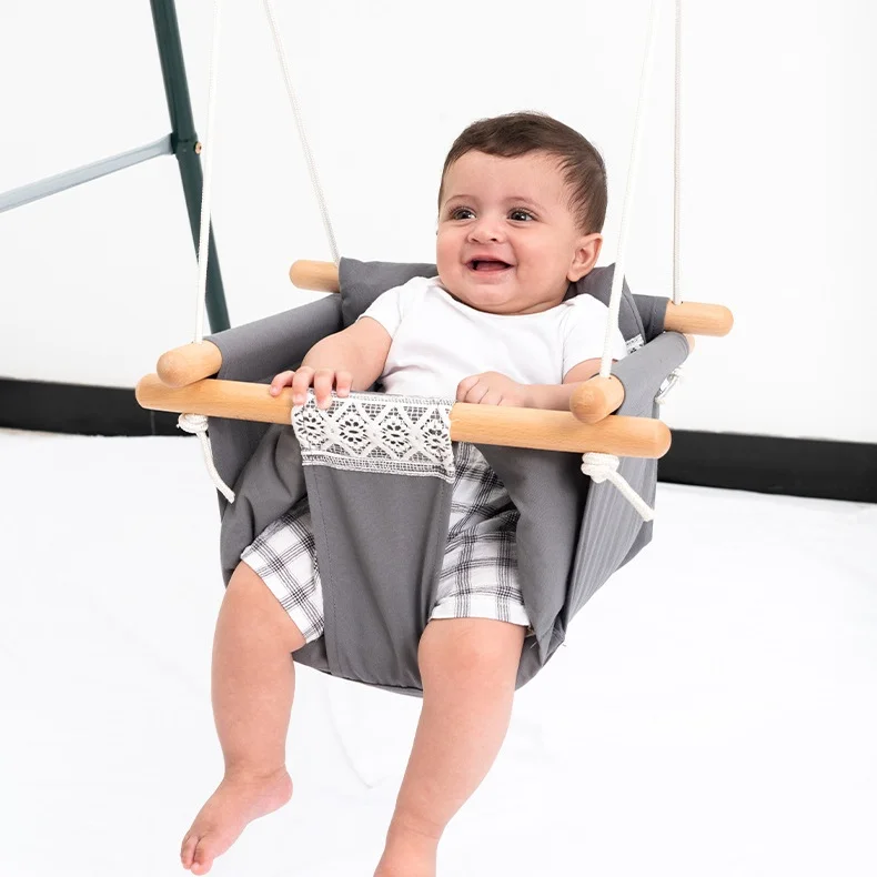 مقعد أرجوحة قماشي بلاستيكي آمن من TOPIND للأطفال للاستخدام الداخلي والخارجي والحديقة والمغامرة في الحديقة #6