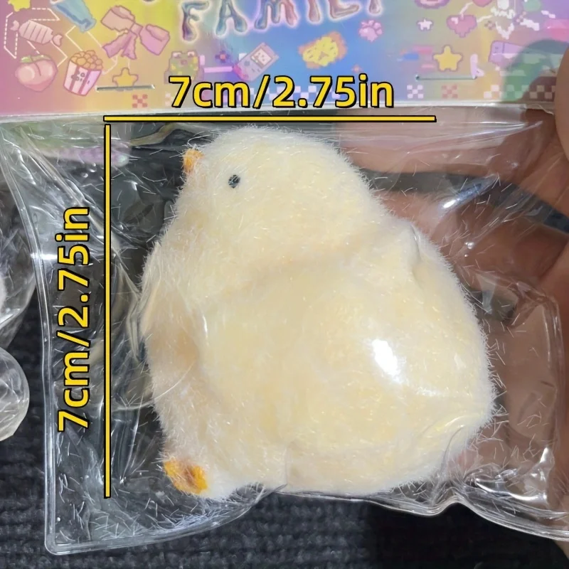 1Pc Chick Squishy Squeeze Speelgoed Kids Adult Soft Pinch Pop Fidget Speelgoed Entertainment Games voor Kinderen Halloween Kerstcadeaus