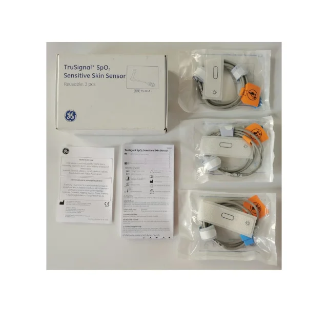 

Original DatexOhmeda TruSignal SpO2 Sensitive Skin Sensor Reusable 3 pcs TS-SE-3