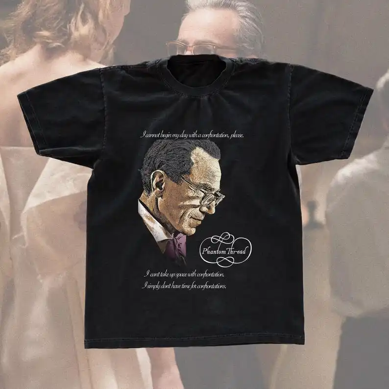 Phantom Thread Vintage Style Graphic T-shirt | Retro Teeshirt for Movie Lovers | Paul Thomas Anderson | Cult Film Lover Gift